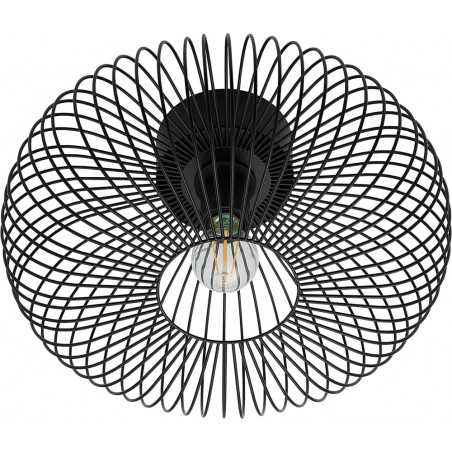 Plafon Beroni 40cm czarny - Nordlux | Loftowa elegancja