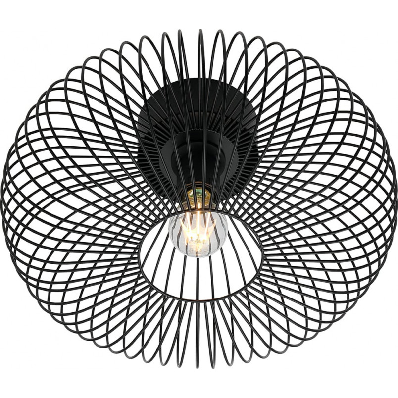 Plafon Beroni 40cm czarny - Nordlux | Loftowa elegancja