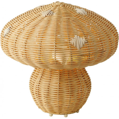 Lampa stołowa rattanowa Allie Nordlux | Naturalny design