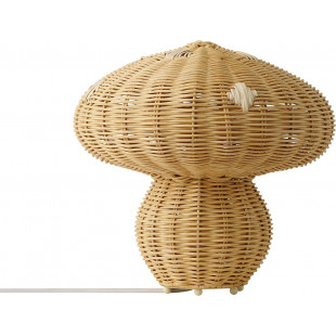 Lampa stołowa rattanowa Allie Nordlux | Naturalny design