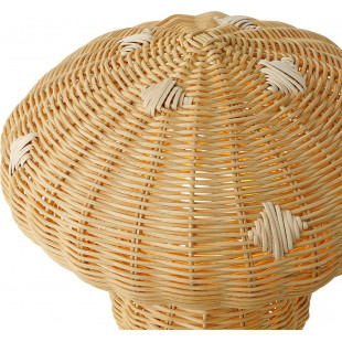 Lampa stołowa rattanowa Allie Nordlux | Naturalny design
