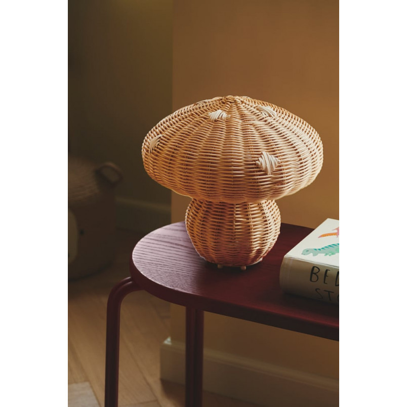 Lampa stołowa rattanowa Allie Nordlux | Naturalny design