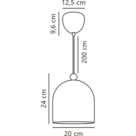 Lampa wisząca dziecięca Gaston zielona | Nordlux