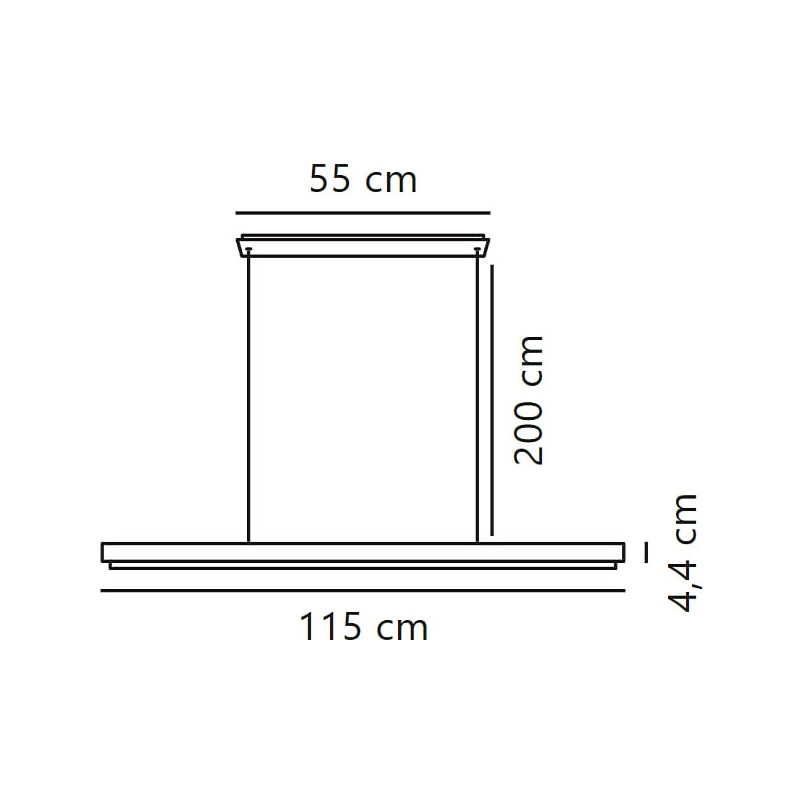 Lampa wisząca drewniana Ilgas Nordlux | 115cm, LED 3000K