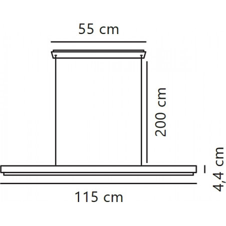 Lampa wisząca drewniana Ilgas Nordlux | 115cm, LED 3000K