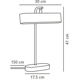 Lampa biurkowa Merlin czarna - Nordlux | Skandynawski design