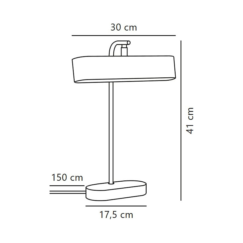 Lampa biurkowa Merlin czarna - Nordlux | Skandynawski design