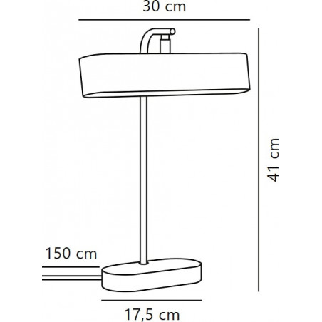 Lampa biurkowa Merlin czarna - Nordlux | Skandynawski design