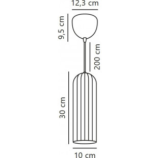 Lampa wisząca Nordlux Miella - Szkło dymione, E27 | Sklep z lampami