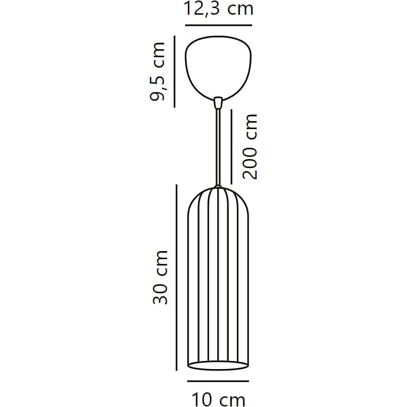 Lampa wisząca Nordlux Miella - Szkło dymione, E27 | Sklep z lampami
