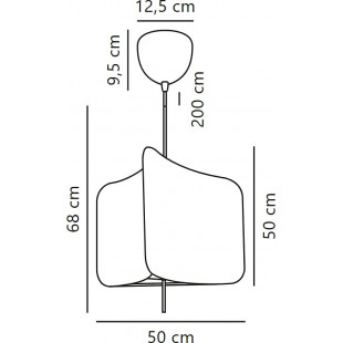 Lampa wisząca Japandi Tinto beżowa/czarna - Nordlux