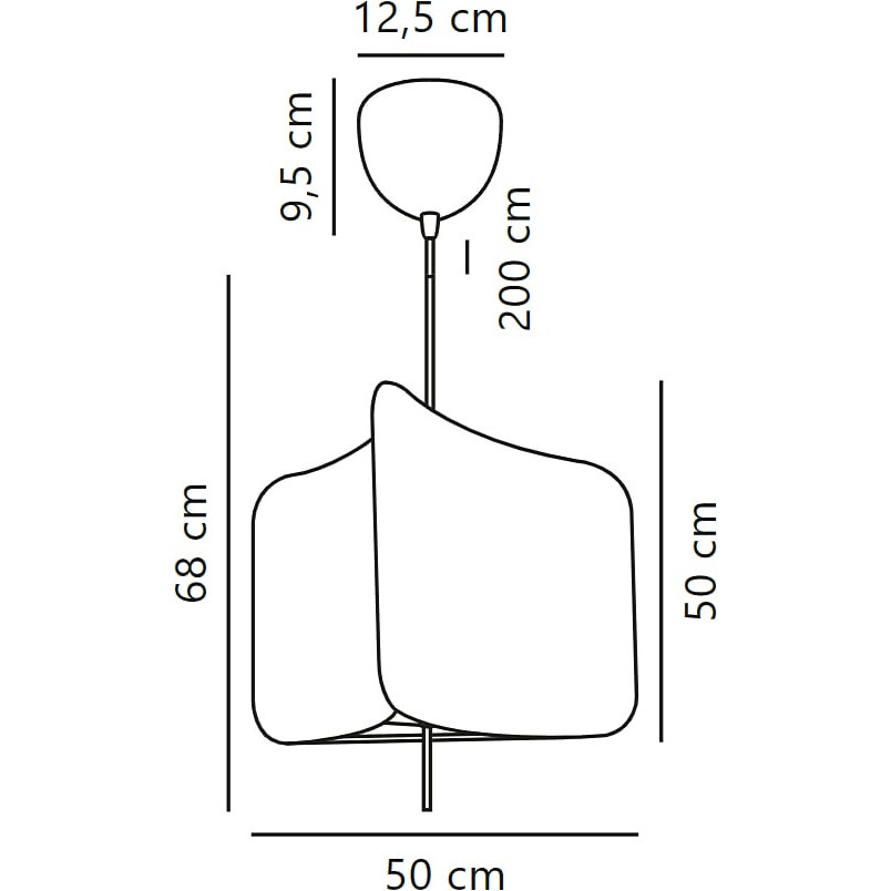 Lampa wisząca Japandi Tinto beżowa/czarna - Nordlux