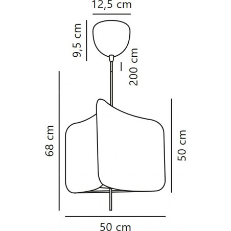 Lampa wisząca Japandi Tinto beżowa/czarna - Nordlux