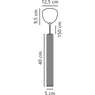 Lampa wisząca czarna Nordlux Vico - Skandynawski design