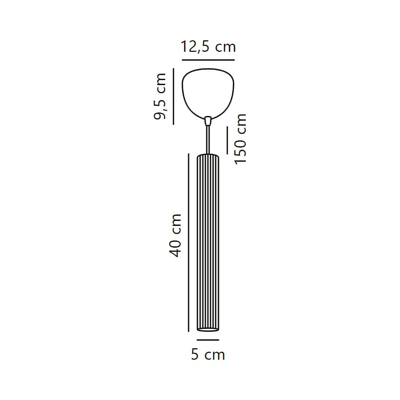 Lampa wisząca czarna Nordlux Vico - Skandynawski design