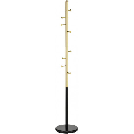 Wieszak stojący glamour Halmar W68 | Czarny/Złoty | Kup online