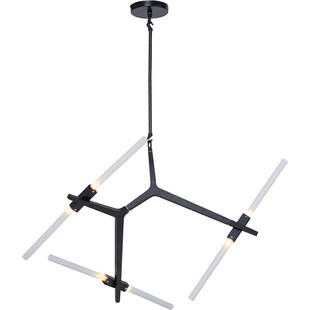 Lampa wisząca designerska Sticks 6 Czarna marki Step Into Design