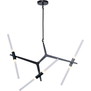 Lampa wisząca designerska Sticks 6 Czarna marki Step Into Design