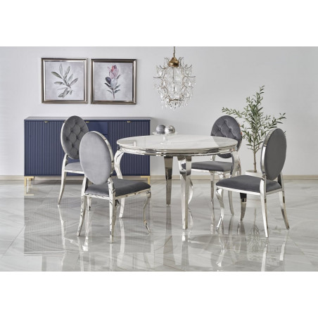 Stół szklany Reginald Halmar: Elegancja i styl | 120cm