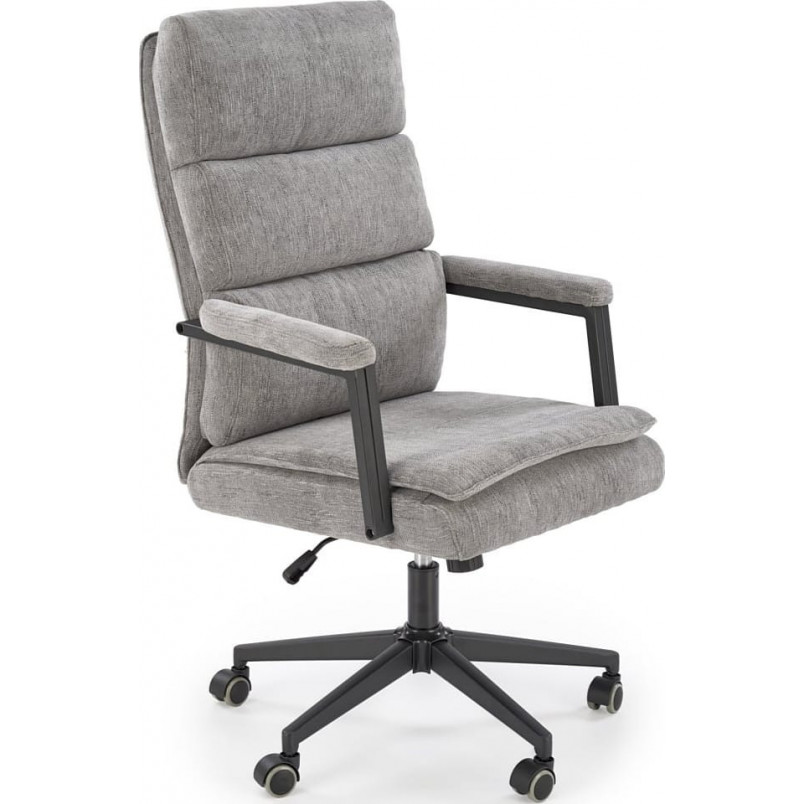Fotel gabinetowy Adriano Halmar | Szary, Ergonomiczny