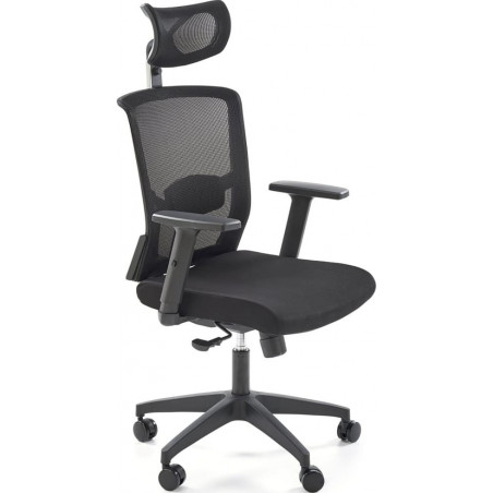 Fotel komputerowy ergonomiczny Mason czarny Halmar | Komfort i regulacja