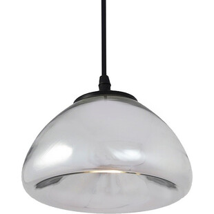Lampa wisząca Victory Glow - Step Into Design | Srebrna, Szklana