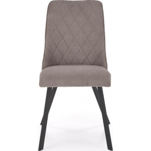 Krzesło tapicerowane Halmar K561 - Szare, Pikowane | Sklep mebli
