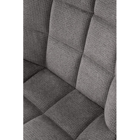 Krzesło pikowane K549 Halmar | Komfortowy design w szarym kolorze