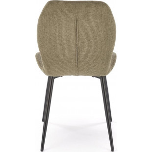 Krzesło pikowane oliwkowe Halmar K548 | Elegancki design