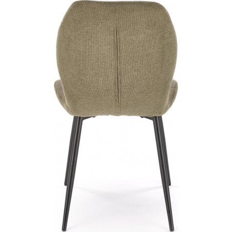 Krzesło pikowane oliwkowe Halmar K548 | Elegancki design