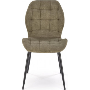 Krzesło pikowane oliwkowe Halmar K548 | Elegancki design