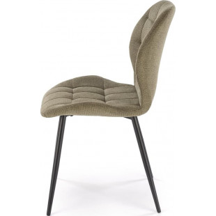 Krzesło pikowane oliwkowe Halmar K548 | Elegancki design