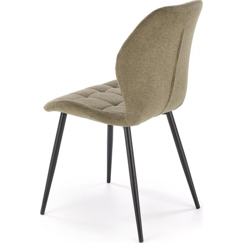 Krzesło pikowane oliwkowe Halmar K548 | Elegancki design