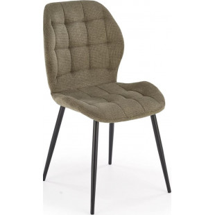 Krzesło pikowane oliwkowe Halmar K548 | Elegancki design