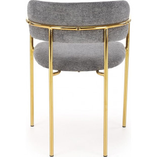 Krzesło tapicerowane K537 Halmar - Elegancki design, złote nogi