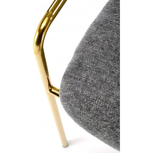 Krzesło tapicerowane K537 Halmar - Elegancki design, złote nogi