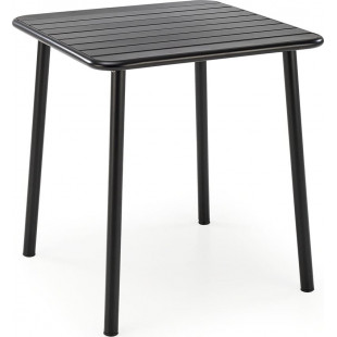 Stół metalowy kwadratowy Bosco 70x70 czarny Halmar - Kup teraz!