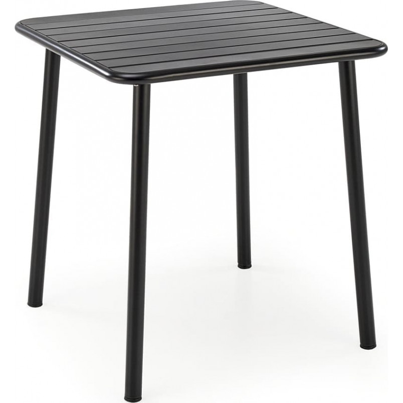 Stół metalowy kwadratowy Bosco 70x70 czarny Halmar - Kup teraz!