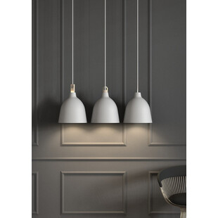 Lampa wisząca Moku | Szara, Skandynawska | Design For The People