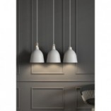 Lampa wisząca Moku | Szara, Skandynawska | Design For The People