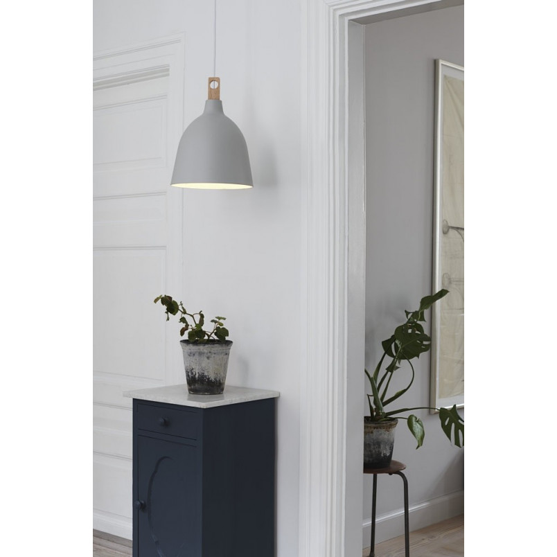 Lampa wisząca Moku | Szara, Skandynawska | Design For The People