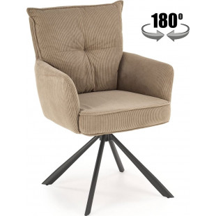 Krzesło obrotowe K528 Halmar cappuccino - Komfort i styl