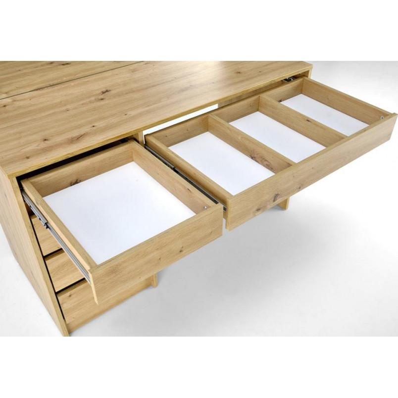 Toaletka Halmar Hollywood XL | 120x55cm, Dąb Aristan