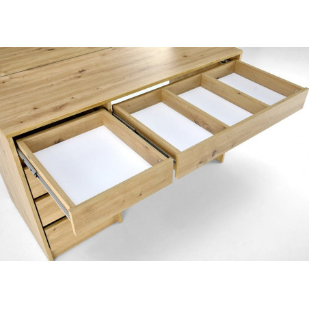 Toaletka Halmar Hollywood XL | 120x55cm, Dąb Aristan
