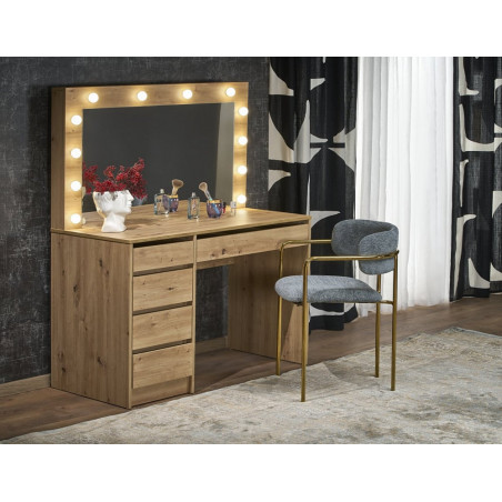 Toaletka Halmar Hollywood XL | 120x55cm, Dąb Aristan