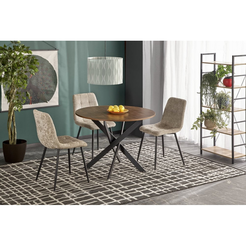 Stół okrągły Edgar 100cm Halmar - Design i funkcjonalność
