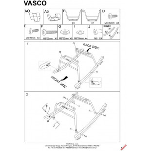 Fotel bujany pikowany Vasco Halmar - Komfort i styl