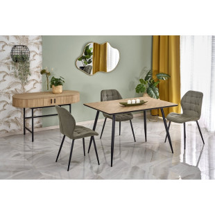 Krzesło pikowane oliwkowe Halmar K548 | Elegancki design