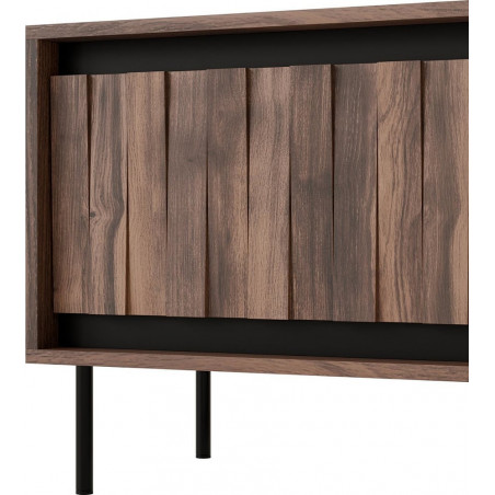 Szafka RTV Swing 180x40cm Halmar | Orzech/Czarny - Kup Teraz!
