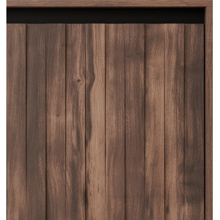 Komoda Swing KM2 Halmar | 104x40cm | Orzech/Czarny